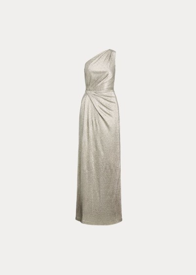 Women's Ralph Lauren Metallic One-Shoulder Gowns | 580931VLP